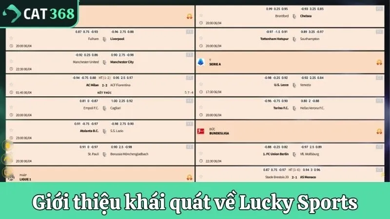 Giới thiệu khái quát nhất về Lucky Sports