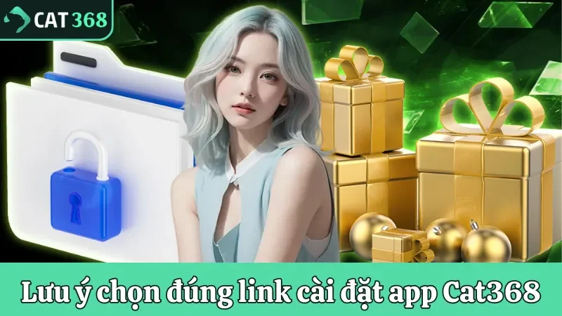 Lưu ý chọn đúng link cài đặt app Cat368 chính thức