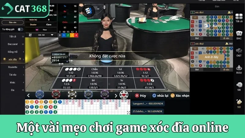 Tìm hiểu một vài mẹo chơi game xóc đĩa online